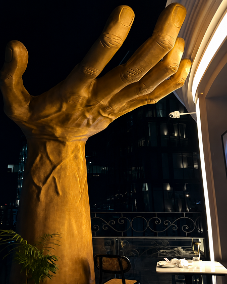 A landmark arrival